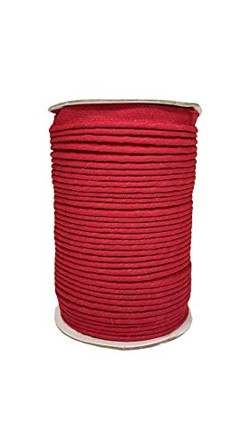 ggm Paspelband/Kederband Baumwolle - 50m Rolle - Rot von ggm