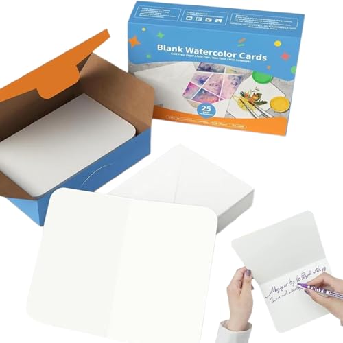 50 Stück Blanko-Postkarten für den Versand – Erstellen Sie Ihre eigenen bedruckbaren Postkarten, Postkartenpapier, Blanko-Postkarten-Set, weiße Blanko-Postkarten, -Papierpostwagen für den Versand von gifyym