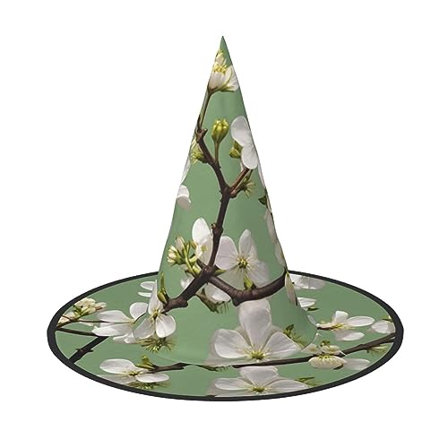 gikdlgog Dogwood Blossoms Print Fun Festive Halloween Witch Hats - Party Decorations For Halloween Decor Party von gikdlgog