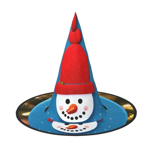 gikdlgog Weihnachtskarton Schneemann Druck Spaß Festlich Halloween Hexenhüte - Party Dekorationen für Halloween Dekor Party von gikdlgog