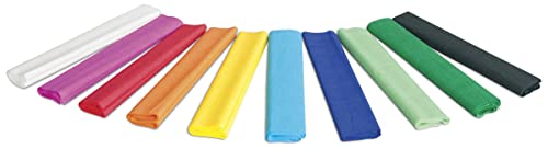 Gimboo - Krepppapier 10 Rollen 25x200 cm Sortiert/Kreppband Bunt Bänder Crepe Paper/ideal für Kreativen Hobbies/ 1 Pack - 10 Rollen/Farbig sortiert von Gimboo