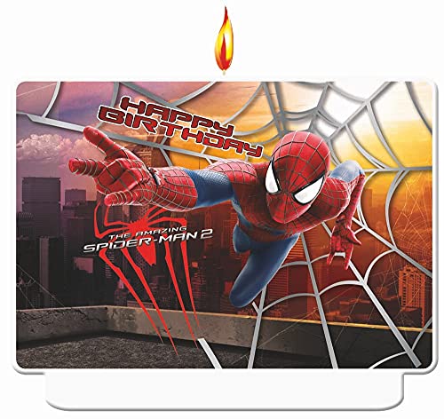 Giocoplast Marvel Spider-Man Kerze Happy Birthday Merchandising von giocoplast