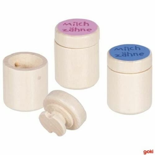 Goki 60688 Cajita para guardar los dientes de leches Bastelsets, bunt von goki