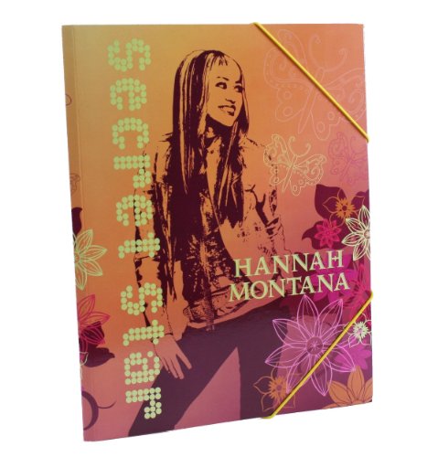 GOLDBUCH Gummizugmappe Schulserie Hannah Montana (DIN A4) von goldbuch