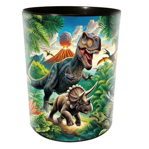 goldbuch 82 157 Papierkorb Vulkan, Mülleimer Dino, Abfalleimer Ø 25 cm, Höhe 30 cm, Behälter 12 Liter Fassungsvermögen, Papierbehälter für Kinder Motiv Dinosaurier, Müllbehälter bunt goldbuch 82 157 Papierkorb Vulkan, Mülleimer Dino, Abfalleimer Ø 25 cm, Höhe 30 cm, Behälter 12 Liter Fassungsvermögen, Papierbehälter für Kinder Motiv Dinosaurier, Müllbehälter bunt von goldbuch