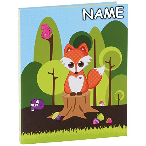 personalisiert mit Name - Ringbuch ´Little Fox´, DIN A4, 2Ring 37 031 von goldbuch