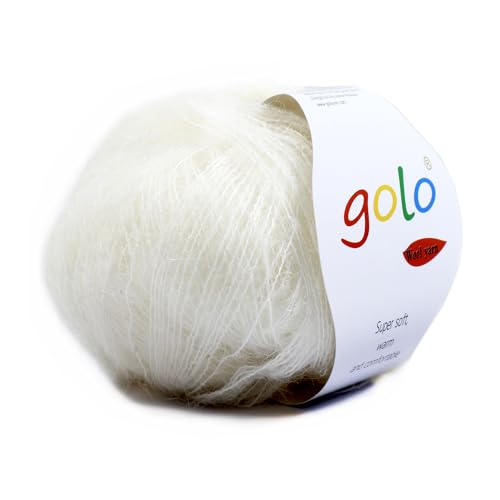 Golo Mohair Garn für Hand Stricken Wolle Garn zum Weben Kaschmirfaden von golo