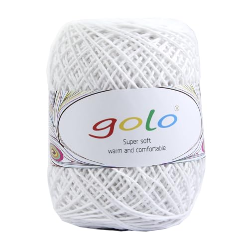 golo Baumwolle Häkelgarn Baumwollgarn für Socken 100g für Hand stricken Garn für Handstricken von golo