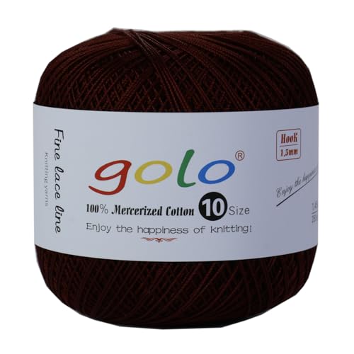 golo Häkelgarn Größe 10 Garn zum Handstricken Häkelgarn 252 von golo