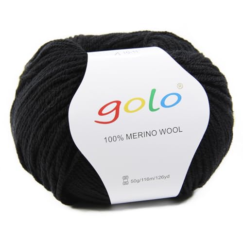 golo Kaschmirgarn zum Weben 100% Merinowolle Garn zum Handstricken Wollgarn zum Handweben von golo