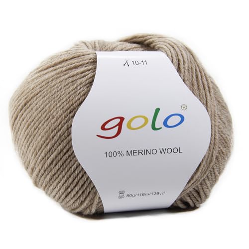 golo Kaschmirgarn zum Weben 100% Merinowolle Garn zum Handstricken Wollgarn zum Handweben von golo