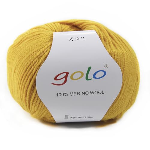 golo Kaschmirgarn zum Weben 100% Merinowolle Garn zum Handstricken Wollgarn zum Handweben von golo