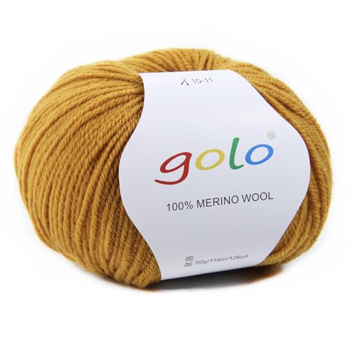 golo Kaschmirgarn zum Weben 100% Merinowolle Garn zum Handstricken Wollgarn zum Handweben von golo