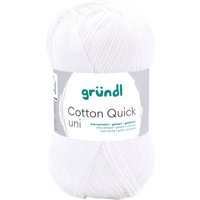 Gründl Wolle "Cotton Quick uni" - Farbe 01 von gründl