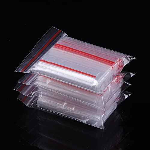 Druckverschlussbeutel Zipper Baggies Plastikbeutel 6x9cm kleine Tütchen 300 Stück Plastiktüten Ziplock Zip Beutel Baggys Wiederverwendbar Tüten Groß Wiederverschließbare von guangyuan