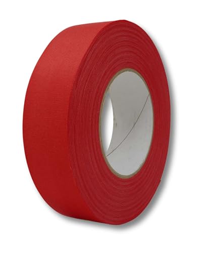 gws Grip- Gewebeband | Klebeband aus besonders reißfesten Zellwollgewebe und hochwertigen Kautschukkleber | besonders flexibel und geschmeidig (rot, 38 mm) von gws