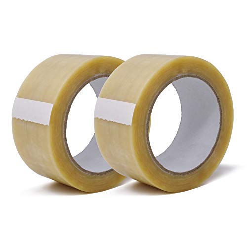 gws Paket-Klebeband PVC Kräftiges Verpackungsband für schwere Pakete | Sehr hohe Reissfestigkeit, leicht & leise abrollend | Länge: 66 m | Breite: 50 mm | Dicke: 64 μm (2, farblos) von gws