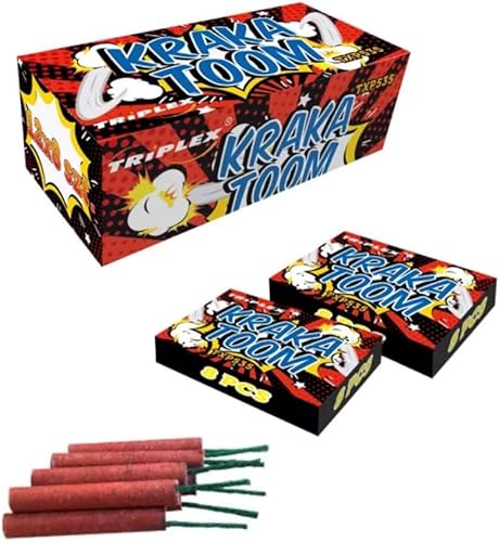 h2i Kraka Toom Minikracher | 96 Stück | Party Spaß für Klein & Groß I für Silvester, Halloween & Party Mitbringsel | Kinder & Jugendfeuerwerk | j | Ganzjahresfeuerwerk Kat. F1 von h2i