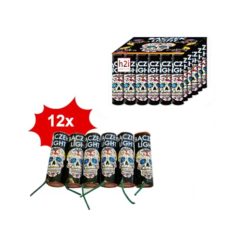 h2i Color Spinner - Bodenwirbel | 72 Teile | Party Spaß für Klein & Groß I für Silvester, Halloween & Party Mitbringsel | Kinder & Jugendfeuerwerk | Ganzjahresfeuerwerk Kat. F1 von h2i