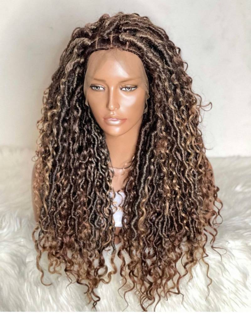 Natürliche Dread Love Perücke, Distress Locs Faux Locs, Göttin Boho Faux von hairfficient