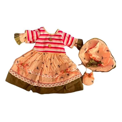 harayaa 1/3 Girl Doll Kleiderpuppe Kleidung Koordination Mode für Kinder Geburtstagsgeschenk Weiche Kostüme Kleid für 60 cm-65 cm Puppe, Rosa von harayaa