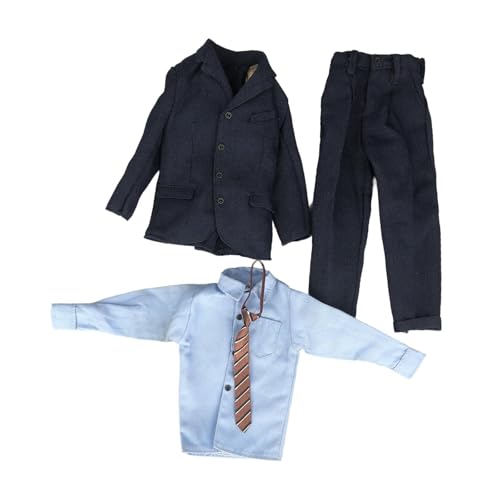 harayaa 1: 6 männliche formelle Anzug Set formelle Outfits Kleidung Kleidung für 12 -Zoll -BJD -Puppenkörper, Kaffeetation von harayaa