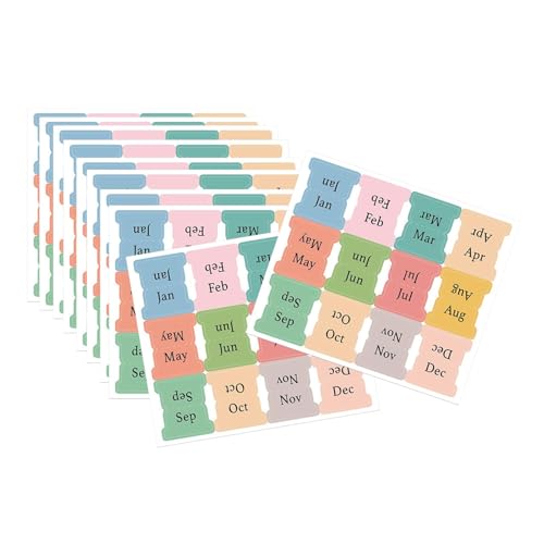 harayaa 10 Blätter Sticky Note Bible Book Registerkarten Lesezeichen Klassifizierungsbezeichnungen Studie Aid Stickers Index Registerkarten für die, Mehrfarbig von harayaa