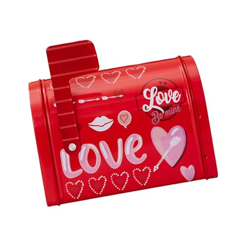 harayaa Briefkasten Spielzeug, Valentinstag Dekoration, Leckerli Box, für Pralinen, Rot von harayaa