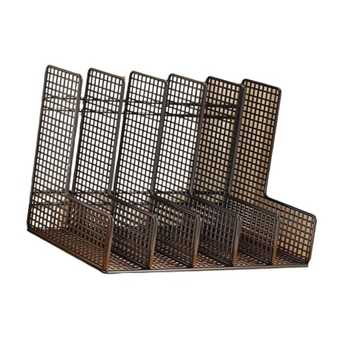 harayaa Mesh-Dateihalter Dateitasche 5 Taschen Desktop Storage Rack Papierordner Organizer für die Schule von harayaa