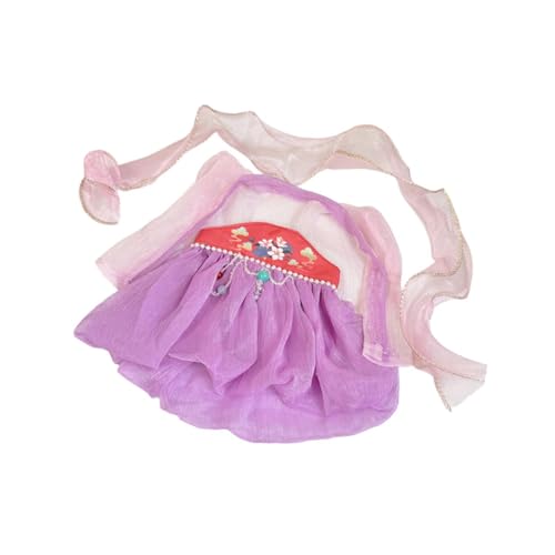 harayaa Plüsch Puppenkleidung für 38 cm, Puppen Outfit, Bequeme Cosplay Kuscheltier Kleidung, Kostüme, Puppenkleidung, Mode, Violett von harayaa