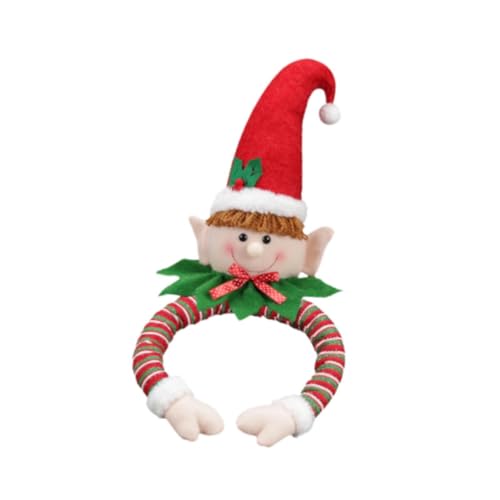 harayaa Weihnachtsornament, Plüschpuppe, Weihnachtsornament, Vielseitiger Plüschstoff für Die Neujahrsparty, Bezaubernd, Elf von harayaa