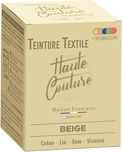 Textilfarbe Beige – 350 g All-in-One – gebrauchsfertig für Kleidung und Stoffe HAUTE COUTURE von haute couture