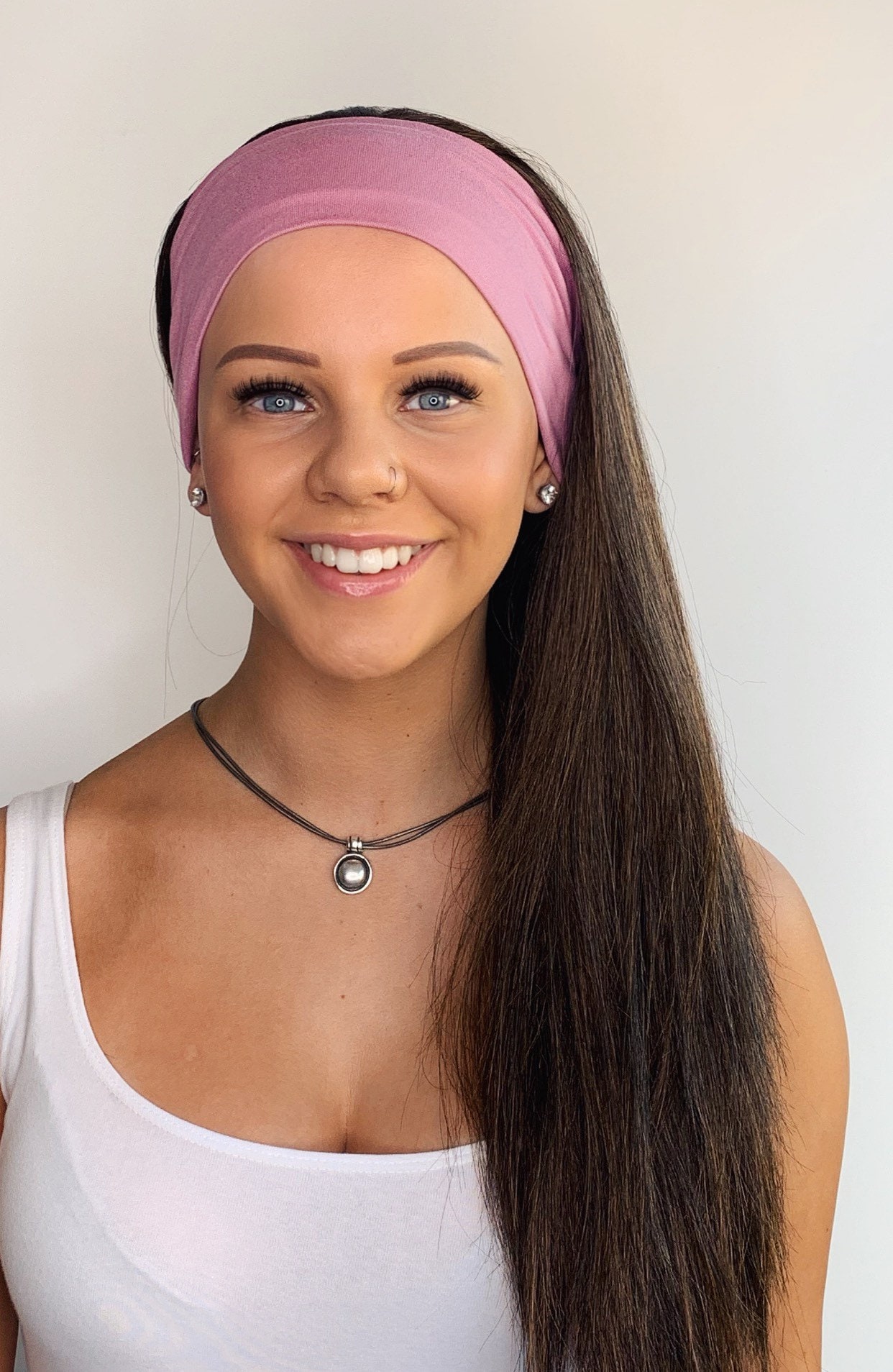 Gym & Swim Stirnband Perücke Lange Länge Kastanie | Haarausfall Alopezie von headscarvesbyciara1