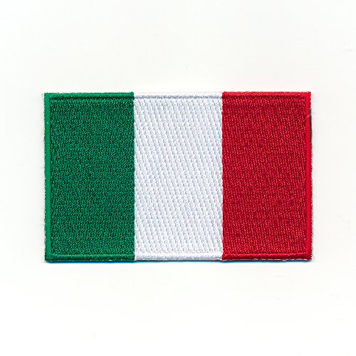 30 x 20 mm Italien Italia Rom Flagge Patch Aufnäher Aufbügler 0919 Mini von hegibaer