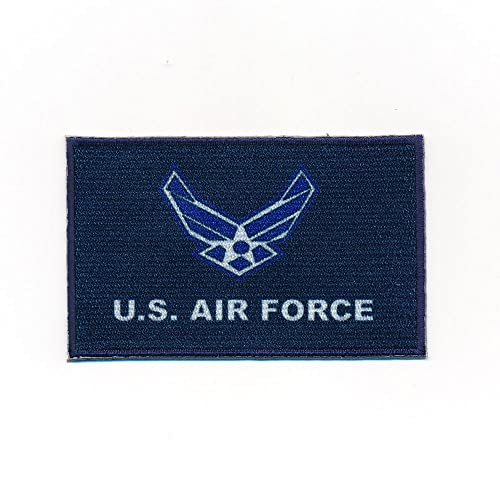 60 x 35 mm Emblem U.S. Air Force Flagge Flag USA Patch Aufnäher Aufbügler 500 B von hegibaer