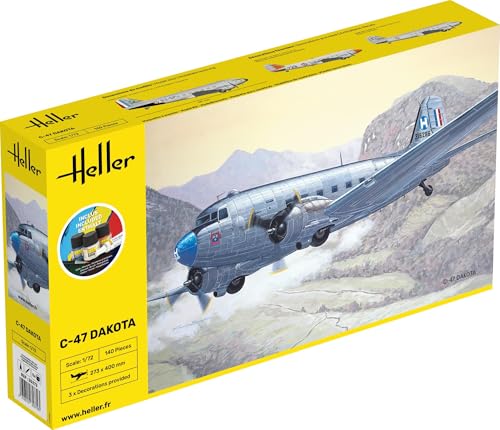 Heller 35372 STARTER KIT C-47 DAKOTA 1/72 von Heller