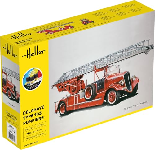 Heller 56780 STARTER KIT Delahaye Type 103 Pompiers 1/24 von Heller