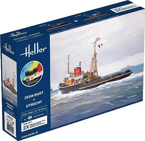 Heller 55602 STARTER KIT JEAN BART + UTRECHT Twinset 1/200 von Heller