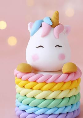 12 Stück Einhorn Tortendeko Wolke Einhorn Tortendeko Ballon Kuchendeko Einhorn Regenbogen Einhorn Tortendeko für Kinder Mädchen Junge Geburtstag von hfdsythgd