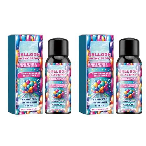 hgnxa 1 Flasche/2 Flaschen Ballon Hellings Spray Ballon Spray Verbesserung der Helligkeit 120 ml/Flasche von hgnxa