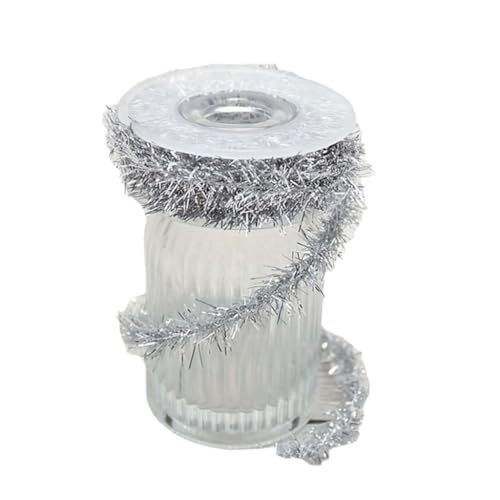 hgnxa Draht-Girlanden, Lametta, zum Aufhängen, Rattan, Baumschmuck, Hochzeit, Party, buntes Band für Bastelarbeiten, Schleifen, Verpacken von hgnxa