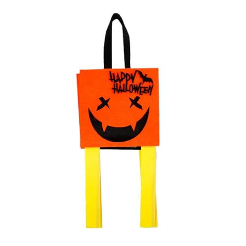 hgnxa Halloween-Süßigkeitentüte, Kekstüten, Filz-Verpackungstüten, gruselige Party-Dekoration, Zubehör für Kinder von hgnxa