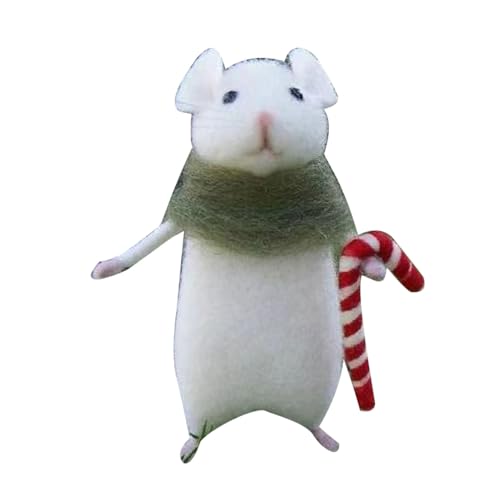 hgnxa Maus Halloween Ornament Handgemachte Nadelfilz Maus Puppen für Weihnachten Party Festival Home Decor von hgnxa