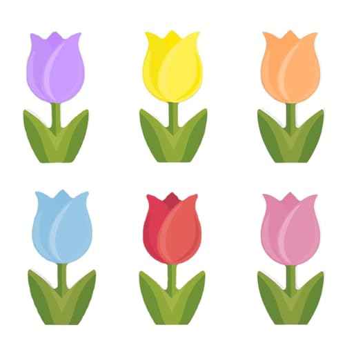 hgnxa Mutter-schöne Tulpen, Tafelaufsätze, Blumenverzierung, Blumenfiguren, Tafelaufsätze, mehrfarbige Tulpen von hgnxa