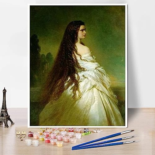 Malen nach Zahlen Kits für Erwachsene und Kinder Elisabeth Kaiserin von Osterreich Malen von Franz Xaver Winterhalter Malen nach Zahlen Kit für Kinder und Erwachsene von hhydzq