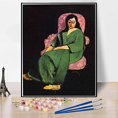 Malen nach Zahlen Kits für Erwachsene und Kinder Lorette in einem Turban Malen von Henri Matisse Arts Handwerk für Wanddekoration zu Hause von hhydzq