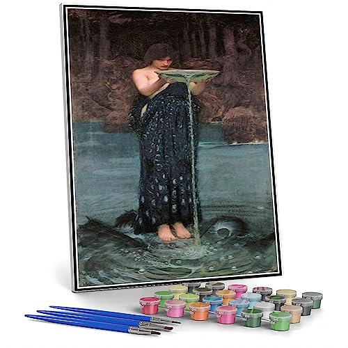 Malen nach Zahlen für Erwachsene Kits Circe Invidiosa John William Waterhouse Malen nach Zahlen Kit für Kinder und Erwachsene von hhydzq