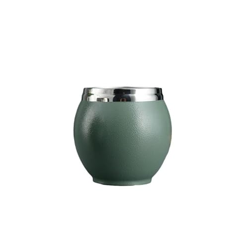 8oz Yerba Mate Cup 304 Edelstahl Doppelwandige Mate Tasse Tee tasse mit Kaffee Tee Tasse Wasser Cup-280ML von hiwhale