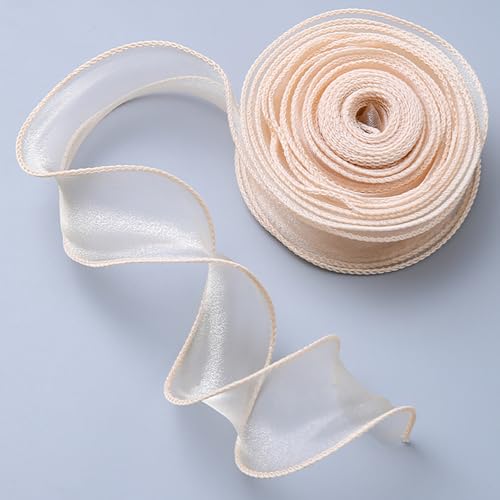 9Meter/Rolle Sheer Seiden band Satin bänder für Geschenk verpackung Bouquet Verpackung Hochzeits dekoration Alle Bastel-und Nähen von hiwhale