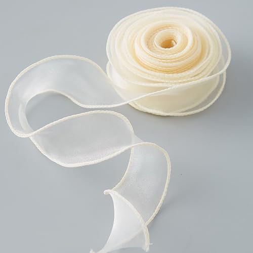 9Meter/Rolle Sheer Seiden band Satin bänder für Geschenk verpackung Bouquet Verpackung Hochzeits dekoration Alle Bastel-und Nähen von hiwhale